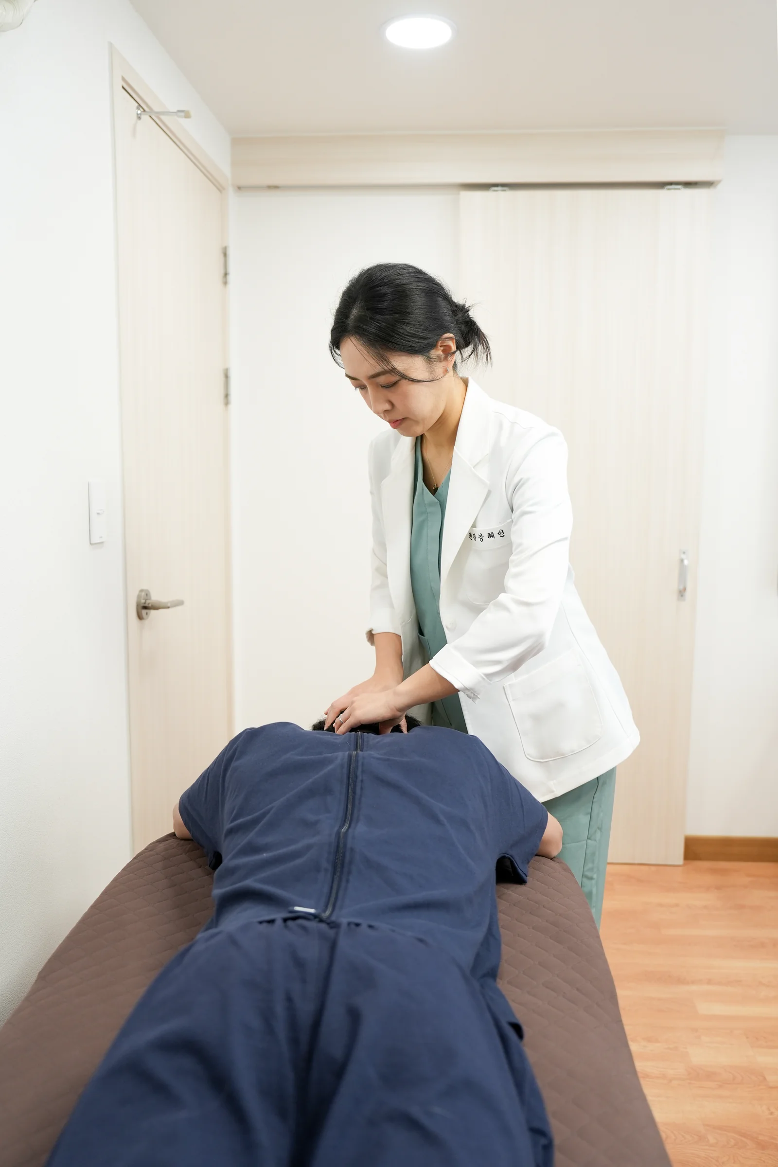 수기 순환 요법 시술 장면